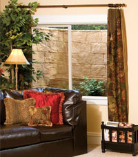 basement egress window and window well in Pikeville