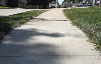 concrete sidewalk repair leveling