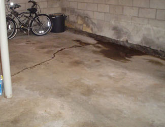 basement floor crack repair system in West Virginia, Kentucky, Ohio