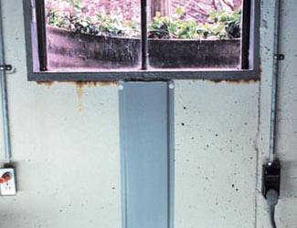 Repaired waterproofed basement window leak in Athens